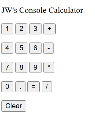 HTML Calculator